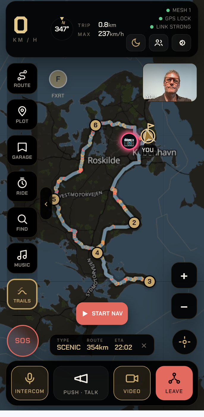 The whole group on one map